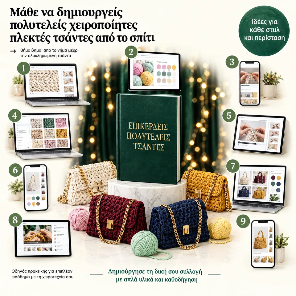 Επικερδείς Πολυτελείς Τσάντες + 5 δωρεάν δώρα
